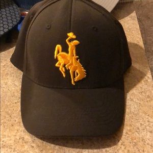 Men’s Brown and Gold Wyoming Hat
